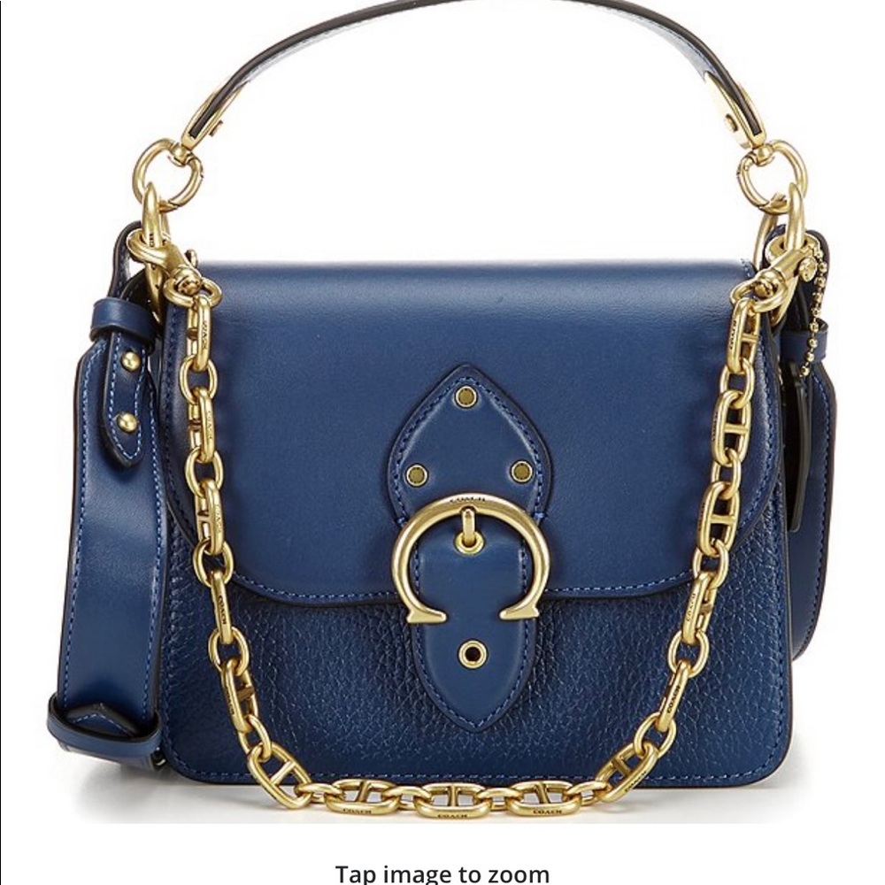 Coach beat bag 18 / Gold/Navy